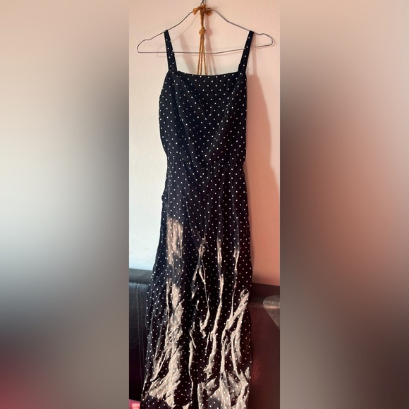 Square neck cami jumpsuit polka dot - Picture 3 of 4